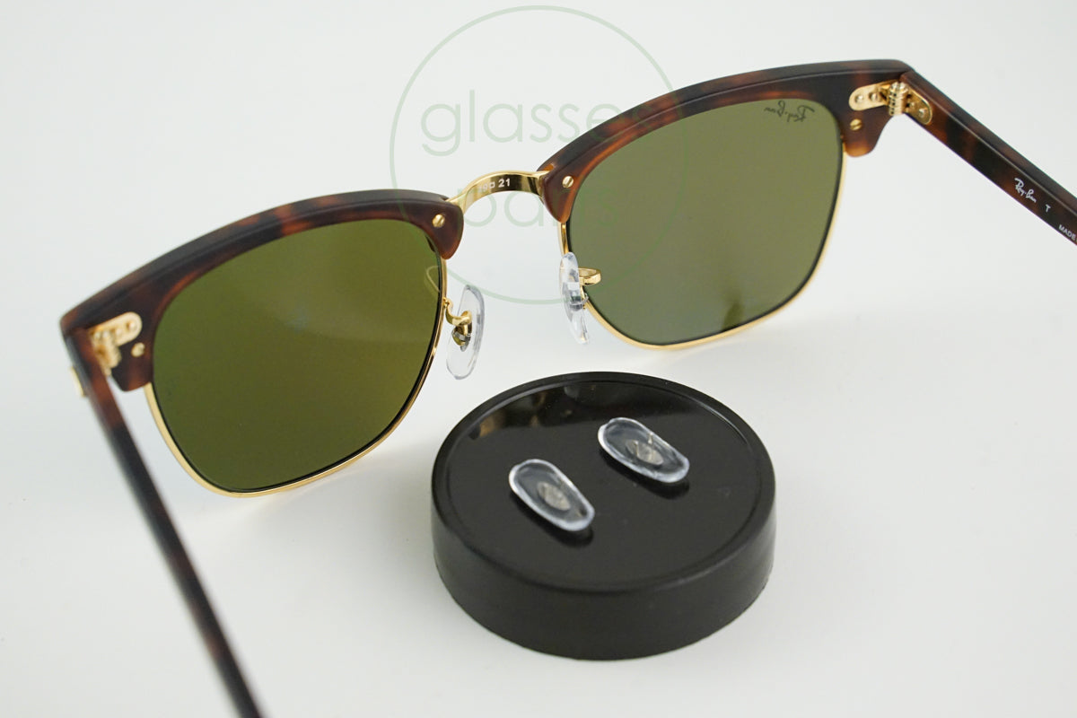 Nose Pads for Ray-Ban RB 3016 Clubmaster Sunglasses Frames Nosepads (2 Sets)