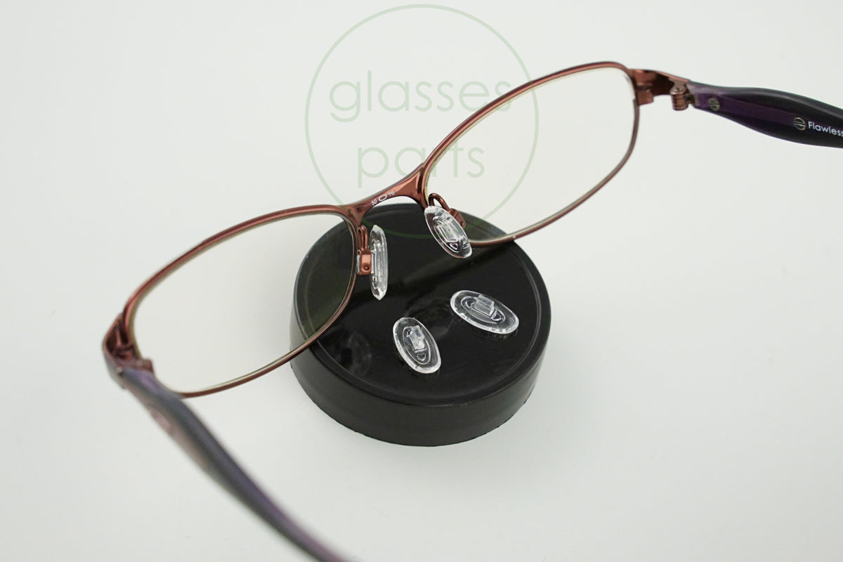 Nose Pads for Oakley Flawless 2.0 Eyeglasses Frames Nosepads (2 Sets)